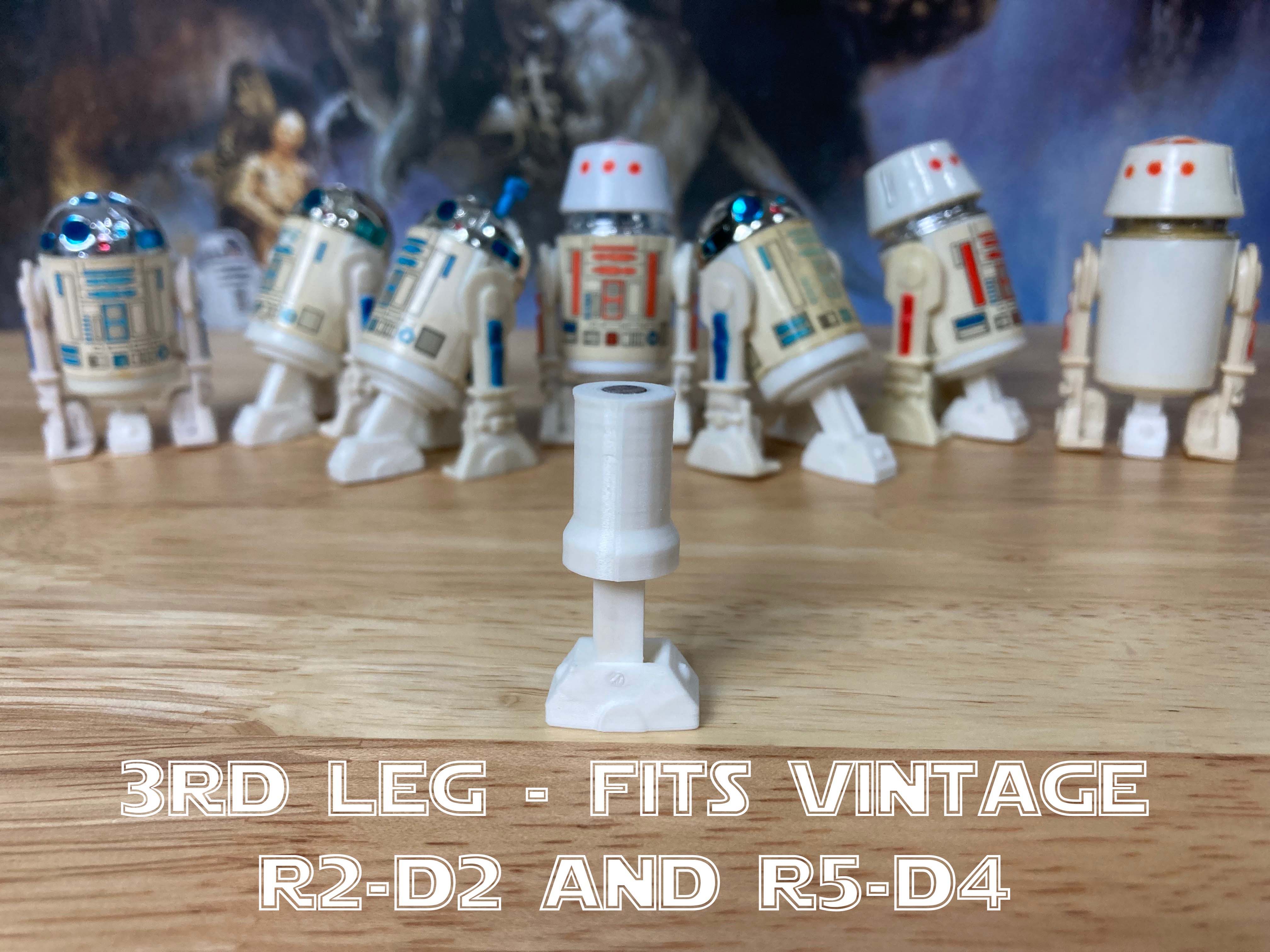 Add an articulated 3rd leg to your R5 for display!