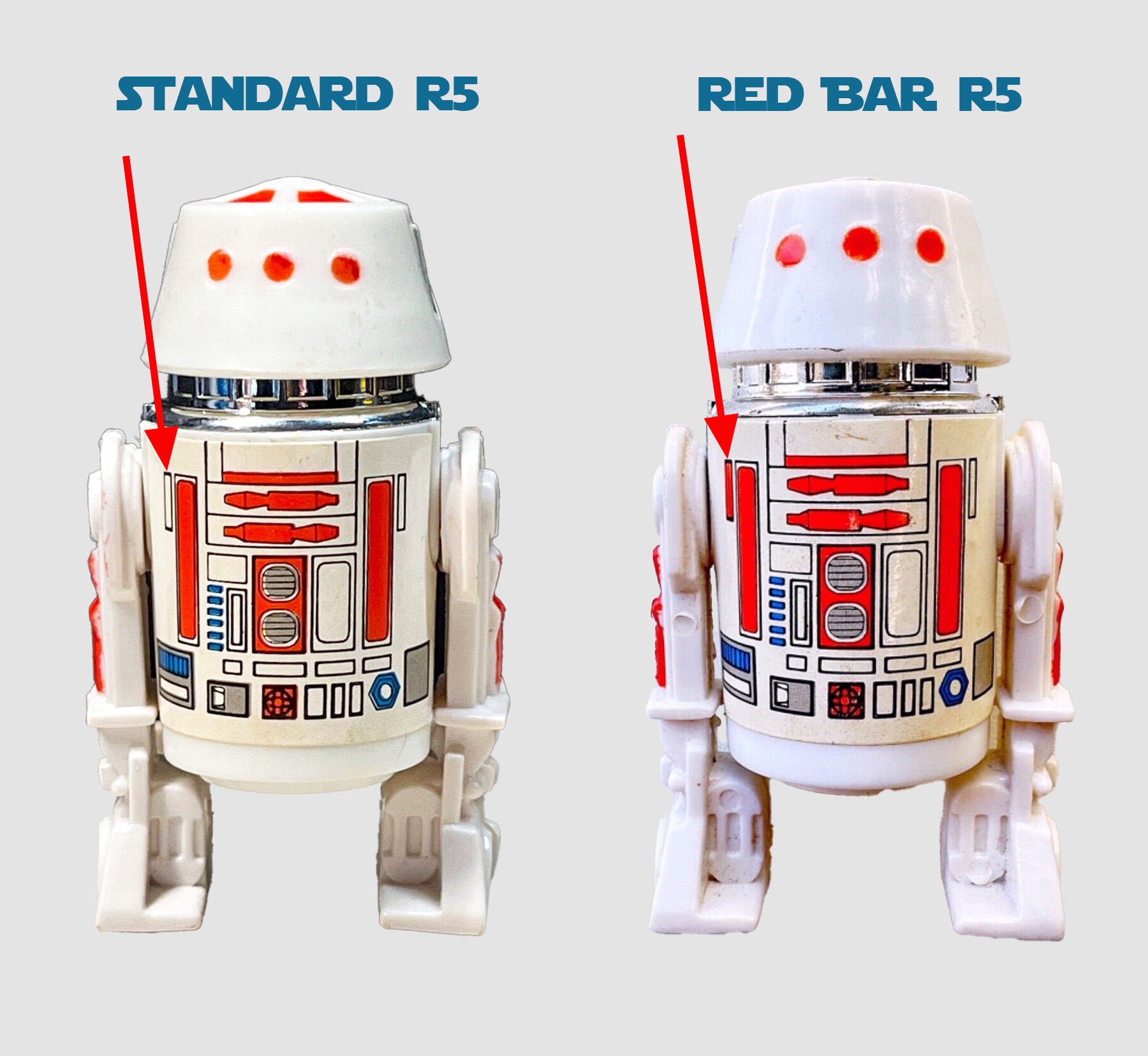 The difference between Red Bar R5-D4 and standard R5 is a colored in box and a few hundred dollars.
