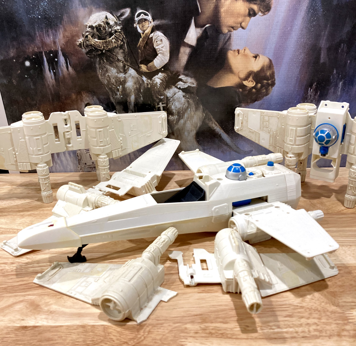 You can fix the broken wings on an X-Wing Fighter with our repair kits.