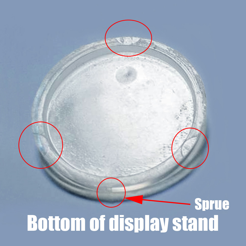 The Palitoy Death Star came with 6 clear display stands - originals will have 3 half circles along the edges.