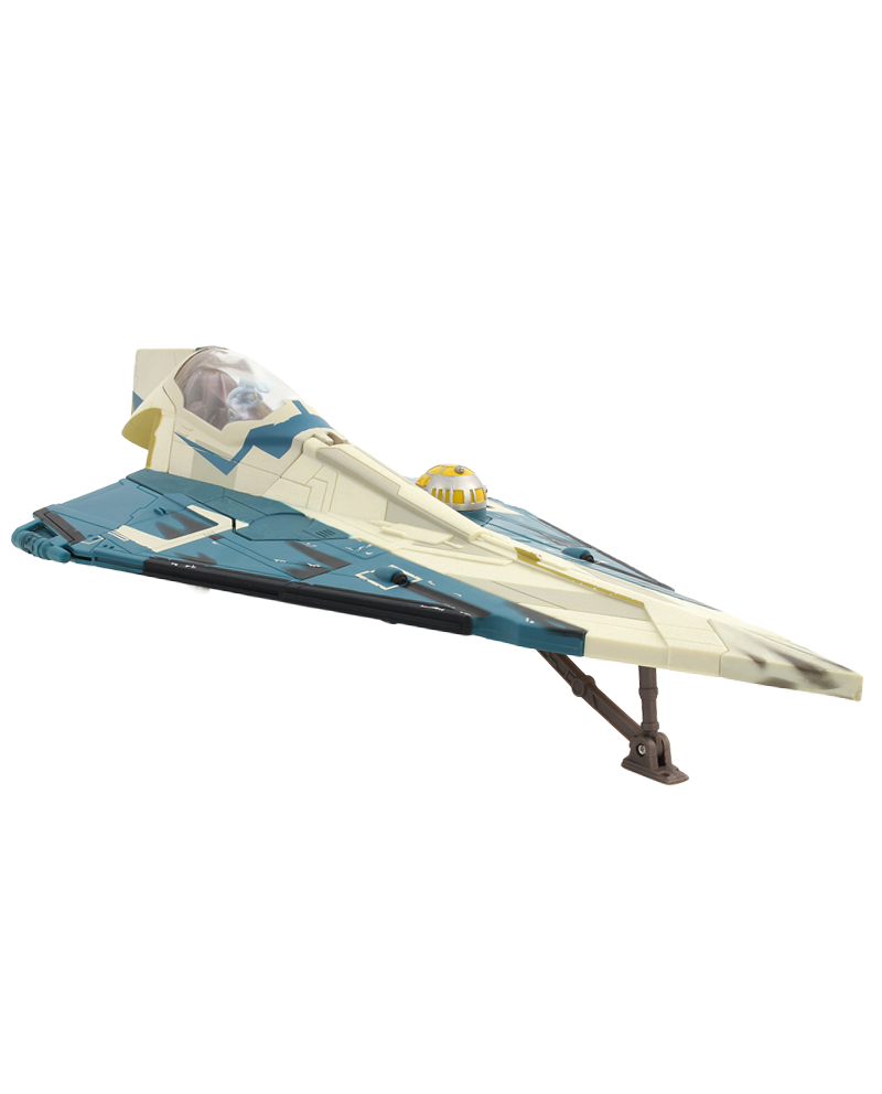The Jedi Starfighter (Tartakovsky Clone Wars) from the Saga line has a date stamp of 2001/2002 and was released in 2003.