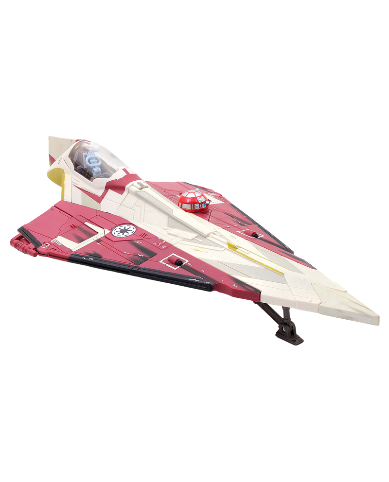 The Obi-Wan Kenobi’s Jedi Starfighter from the Saga line has a date stamp of 2001 and was released in 2002.