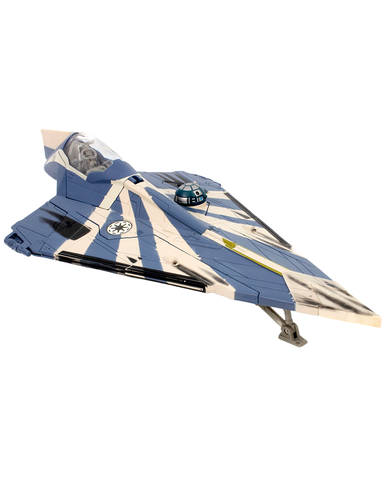 The Plo Koon’s Jedi Starfighter from the ROTS line has a date stamp of 2001/2002 and was released in 2005.