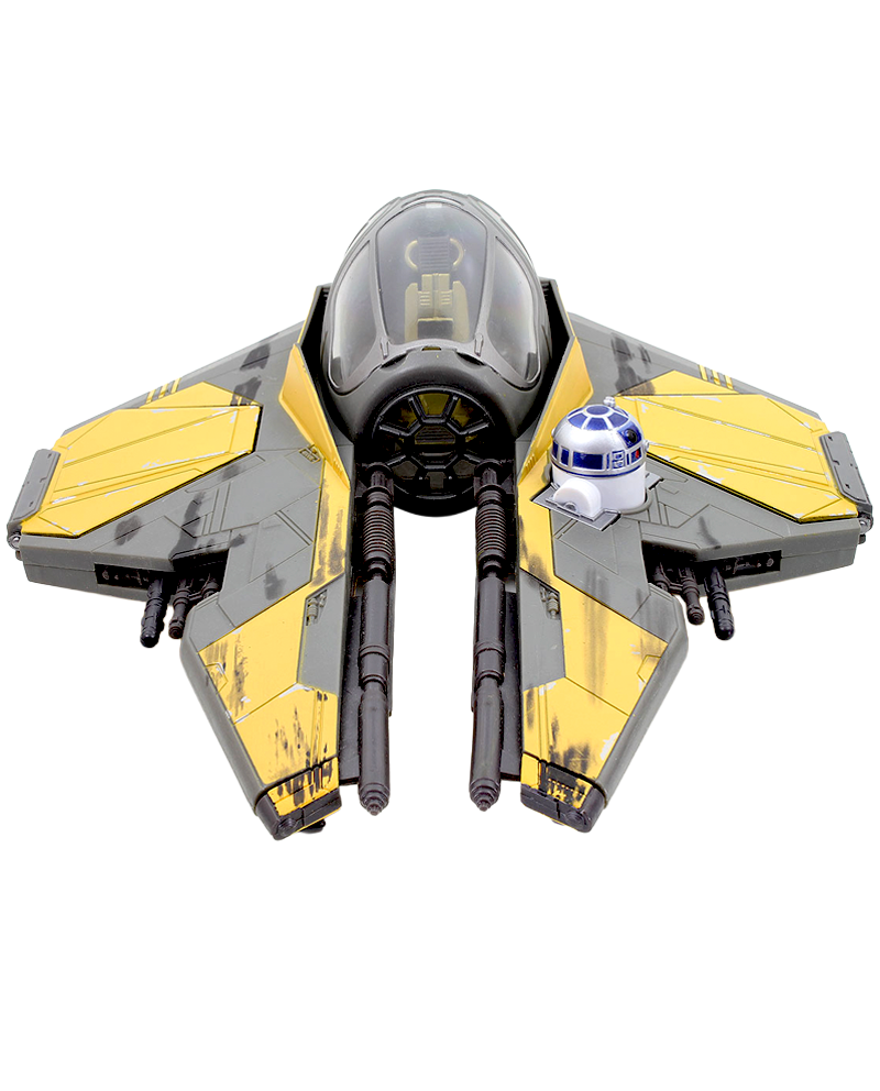 The Anakin’s Jedi Starfighter from the Saga line has a date stamp of 2004 and was released in 2005.