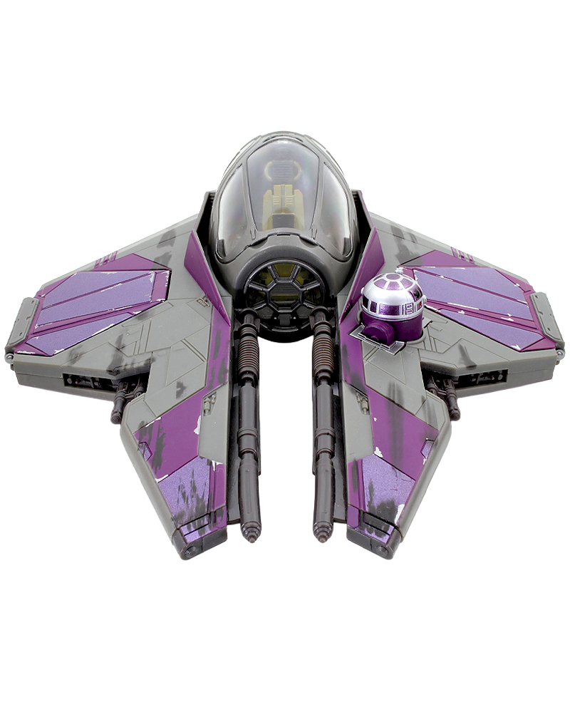 The Mace Windu’s Jedi Starfighter from the Saga line has a date stamp of 2004 and was released in 2007.