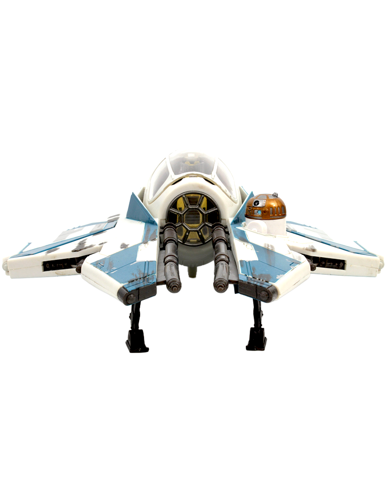 The Obi-Wan’s Jedi Starfighter from the ROTS line has a date stamp of 2004 and was released in 2005.