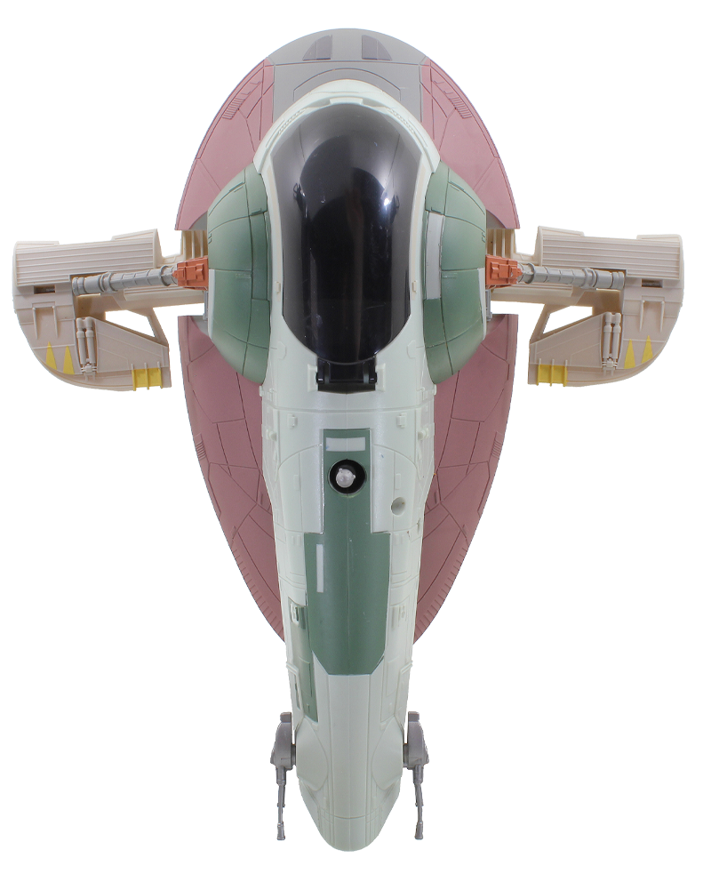 The Boba Fett's Slave 1 from the Revenge Of The Sith line has a date stamp of 2012 and was released in 2014.