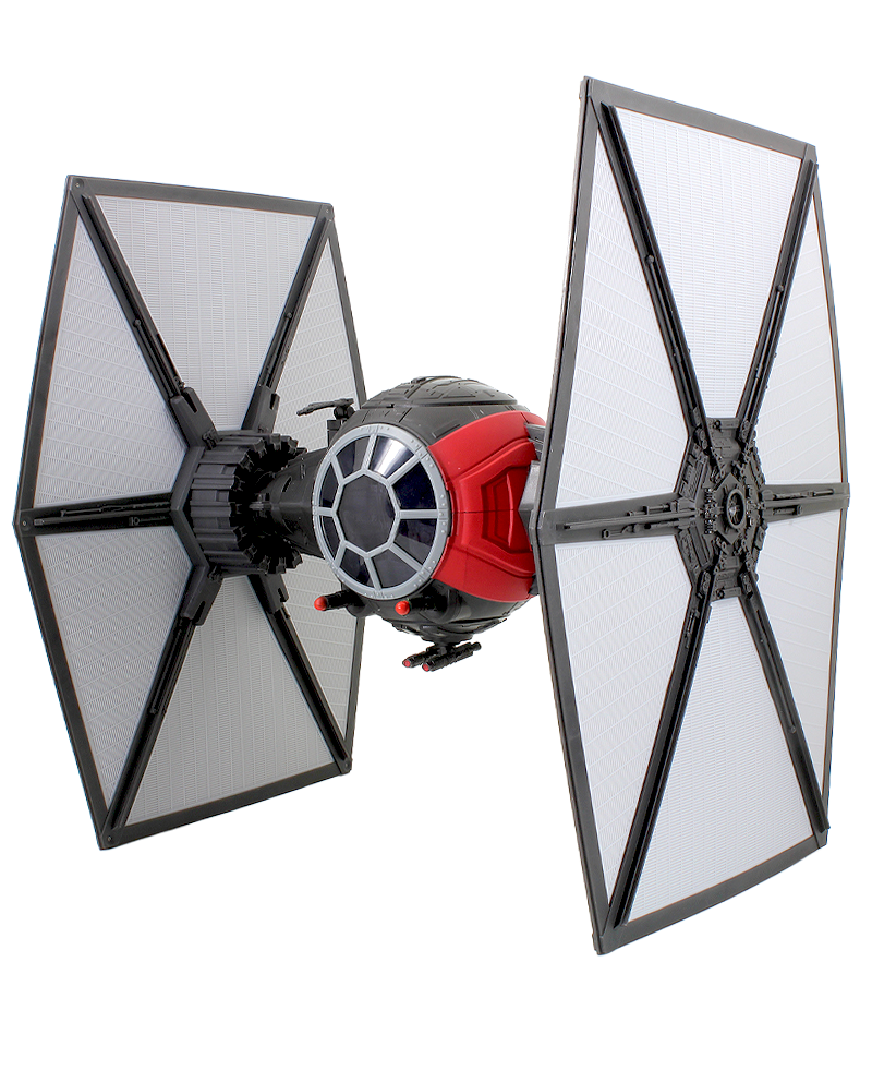 The First Order Special Forces TIE Fighter from the The Force Awakens/The Last Jedi line has a date stamp of 2015 and was released in 2015.